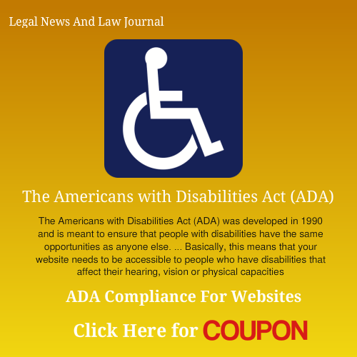 coupon ada Legal News And Law Journal ada compliance